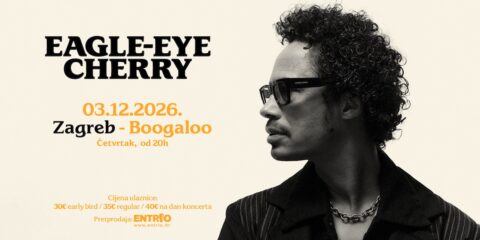 Eagle-Eye Cherry nastupa u zagrebačkom Boogaloou