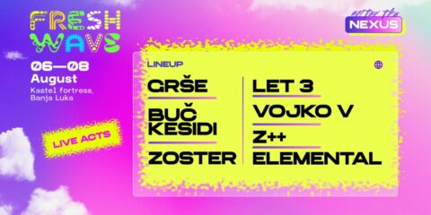 Freshwave Festival 2026 na tvrđavi Kastel u Banjaluci