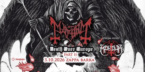 Norveški Mayhem i švedski Marduk nastupit će 3. listopada 2026. u Zappa Barci u Beogradu u sklopu turneje Death Over Europe Part II.