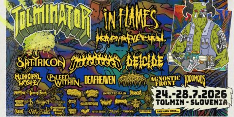 Tolminator Metal Fest IV održava se od 24. do 28. srpnja 2026. u Tolminu uz više od 60 bendova na tri pozornice.