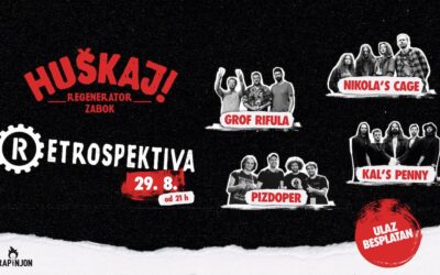 hušKAJ! Retrospektiva u Regeneratoru u Zaboku 29. kolovoza 2026. okuplja pobjednike festival