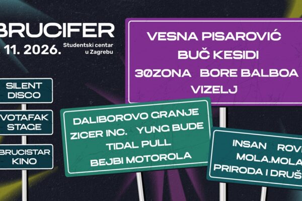 Brucifer 2026. – najava posljednjeg vala izvođača 43. Brucošijade FER-a.